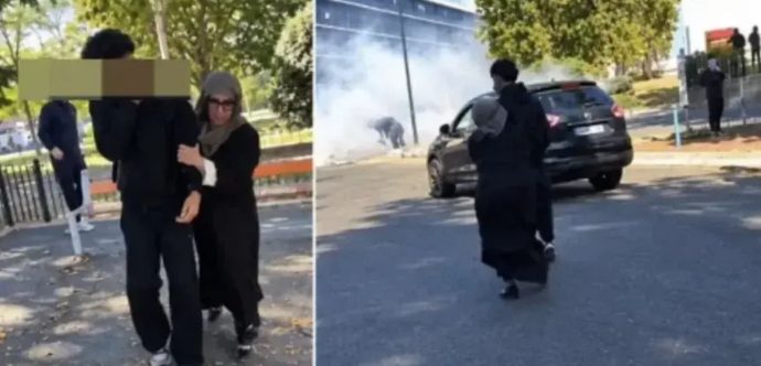 فرنسا……أم مغربية تخلق الحدث في وساءل  الإعلام ومواقع التواصل الإجتماعي بالعالم  ( فيديو )