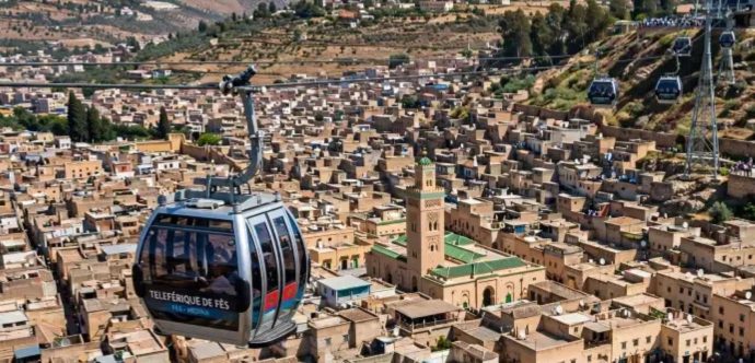فاس … إنطلاق أولى بوادر  مشروع تلفريك لتعزيز السياحة بالمدينة