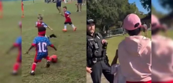 استدعاء الشرطة لإخراج طفل في الثالثة من أرض الملعب بفلوريدا يثير موجة جدل عارمة ( فيديو )