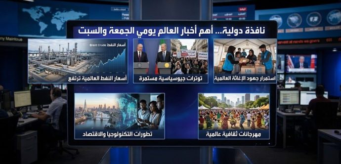 نافدة دولية …أهم أخبار العالم يومي الجمعة و السبت